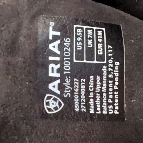 Ariat Murrieta Women's Brown Leather Riding Boots Size 9.5 - Picture 9 of 11